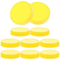 PTOOTP Reusable Yellow Plastic Lids for Mason Jars Multipurpose Sealing