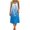 Blue, variant on Womens Backless Cami Dresses Summer Spaghetti Strap Maxi Dress Flowy Color Gradient Vacation Open Back Sundress (Blue, M)