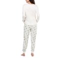 thumbnail image 2 of Honeydew Intimates Apres Ski Fleece PJ Set Long Sleeve V-Neck Henley Top & High Rise Joggers, 2 of 3