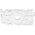 thumbnail image 2 of 20"W x 13 3/8"H x 3"ID x 7"C x 1"P Novo Architectural Grade PVC Contemporary Ceiling Medallion, 2 of 11