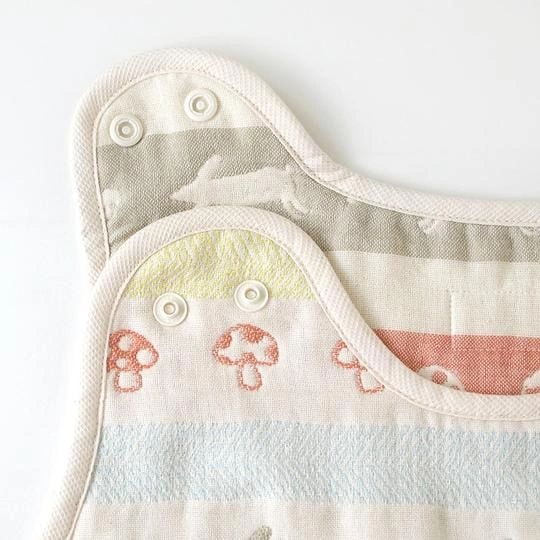 FC Design Six-Layered Gauze Sleeping Bag Wearable Blankets - Bunny (0-3Y)