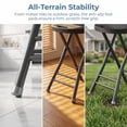 thumbnail image 5 of Home Folding Stool, Compact Collapsible Design, Lightweight, Easy to Carry & Store, Perfect for Indoor/Outdoor Use, 5 of 6