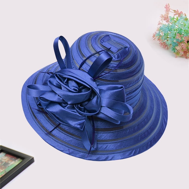Uqiangy Church Hat Kentucky Derby Hats for Women 2025 Fancy  display picture 3