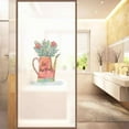 thumbnail image 3 of fastboy Flowers Bottle Window Door Glass Stickers Glass Sliding Door Bathroom Window Stickers Privacy Film Sticker, 3 of 5