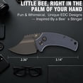 thumbnail image 2 of Kansept Wasp Folding Pocket Knife,2.36" Gray TiCn Coated 154CM Blade,Light Gray G10,T2144F1, 2 of 7