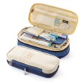 thumbnail image 1 of SAYOO Big Capacity Pencil Pen Case Large Storage Pencil Bag Pouch Organizer - Light Blue, 1 of 1