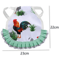 thumbnail image 2 of 3 Pieces Chicken Saddle-Hen Apron, Chicken Jacket Hen Apron Feather Fixer Poultry Wing Back Cover, 2 of 6