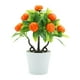 thumbnail image 1 of Plantas artificiales en maceta, miniplantas falsas, decoración floral, frutas falsas, plantas en maceta Naranja, 1 of 9