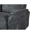 thumbnail image 7 of Recliner Chair with USB Port, Modern Living Room Chair with Footrest, Single Sofa Chair with Thick Seat Cushion and Backrest, Home Theater Seating Indoor Lounge Furniture, Dark Gray, 7 of 7