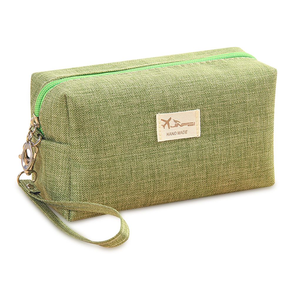 Simple Portable Large Capacity Oxford Cloth Cosmetic Bag Makeup Pouch Wash Bag Storage Case