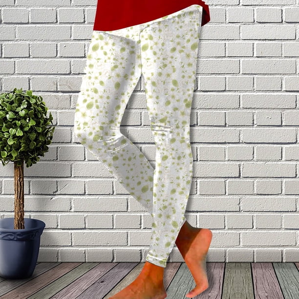 MKLEKYY Leggings deportivos para mujer, moda casual, estampado floral, mallas deportivas de fitness, pantalones de yoga