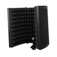 thumbnail image 4 of Mini escudo de aislamiento de 3 paneles plegables, espuma absorbente de alta densidad, tamaño compacto para vocal de oficina portátil, 4 of 9