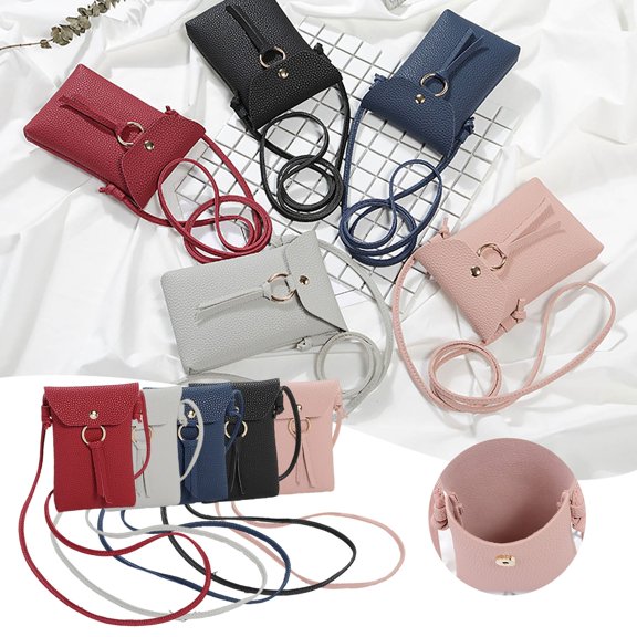 CAIXIA Crossbody Fanny Packs For Women Mini Versatile Casual Crossbody Messenger Bag, Lightweight Shoulder Purse Independent Slot For Cell Phone Daily Carry