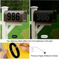 thumbnail image 7 of Reflective Mailbox Numbers For Outside,Number Stickers,Mailbox Numbers,Self Adhesive Vinyl House Numbers For Mailbox,Vinyl Self-Stick Numbers,Mailbox Numbers Stickers For Mailbox, Door,4 in, 7 of 7