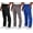 Set 2, variant on 3 Pack Men's Tricot Sweatpants Track Workout Casual Lounge Pants Pockets
