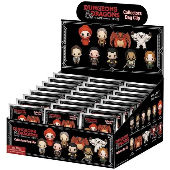 Dungeons & Dragons 3D Figural Keyring Honor Among Thieves Mystery Box (24 Packs)