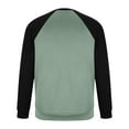 thumbnail image 4 of PNTUTB Men's Color-blocking Crewneck Casual Long Sleeve Fall Winter Warm Sweatshirts Fashion Pullovers, 4 of 5