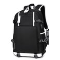 thumbnail image 5 of Marryso School Backpack for Teens,College Wind Backpack Waterproof Retro Travel Bag Men's Bag Black, 5 of 9
