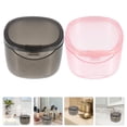 thumbnail image 2 of EeaseCA 2pcs Creative False Tooth Boxes Orthodontic Denture Holders Plastic Denture Boxes, 2 of 7