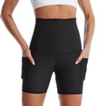 thumbnail image 5 of Sngxgn High Waisted Womens Biker Shorts Soft Workout Yoga Shorts(Black,XXXL), 5 of 5