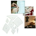 thumbnail image 5 of Diamond Quilting Acrylic Templates Transparent Patchwork Sewing Drawing Domestic Sewing Machine Pattern Maker DIY Measure - S S, 5 of 8