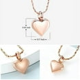 thumbnail image 3 of Men Women Little Heart Memorial Cremation Jewelry for Ashes Holder Urn Necklace Lockets for Human Ashes Pendent for Ashes and Chain, 3 of 7