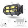 thumbnail image 2 of Bolsa Impermeable para Manillar de Bicicleta, Capacidad Ajustable, Bolsa Extraíble para Ciclismo de Montaña, Carretera y Grava, Paquete de Ciclismo Frontal B, 2 of 5