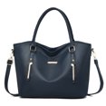 thumbnail image 2 of Stylago Women's Soft Leather Tote Bag Top Handle Satchel Purses Ladies Work Shopping Handbags Large Capacity Shoulder Bags Blue, 2 of 4