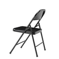 thumbnail image 3 of Basics by NPS 900 Series All-Steel Folding Chair, Pack of 4 - Black, 3 of 5