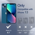 thumbnail image 2 of Funda JeTech Silicone para iPhone 13 de 6.1 pulgadas, color azul cobalto, 2 of 6