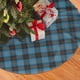 thumbnail image 2 of Falda para árbol de Navidad de tartán del distrito de Angus, suave y divertida, decoración navideña de granja con cuello para árbol de Navidad de 36", 2 of 4