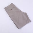 thumbnail image 3 of JUUYY Mens Shorts Casual Pleated Front Cotton Golf Shorts with Pockets Solid Lightweight Summer Classic Work Dress Shorts for Men Gray M, 3 of 3