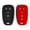 Black & Red, variant on Autobase Silicone Key Fob Cover for Chevy Malibu Camaro Trax Traverse Trailblazer Sonic Cruze Blazer Volt Equinox Spark | Car Accessory for Chevrolet | Key Protection Case 2 Pcs (Black & Blu