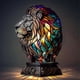 thumbnail image 4 of Animal Table Lamp Stained Glass Stained Night Light Retro Desk Lamps Xmas Gift 2024, 4 of 5