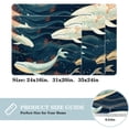 thumbnail image 2 of Whale Non-Slip Polyester Door Carpet Bath Rugs Floor Mat Machine Washable, 2 of 6