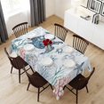 thumbnail image 6 of Ocean Sea Turtle Table Cloth Waterproof Tablecloths, Summer Coastal Coral Flower Shells Tablecloth Dining Table Cover for Kitchen Party Tabletop Outdoor, Rectangle Tablecloth 54x108 Inch, 6 of 9