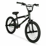 Hyper Bicycles 20 Boys Spinner BMX Bike, Children Ages 8-13, Matte Black