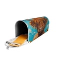 thumbnail image 3 of Lsque Cute Cow Sunflowers Art Mailbox Cover Standard Size ,Magnetic Mailbox Covers Post Wraps Letter Box Cover -25.5x21 in, 3 of 9