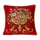 thumbnail image 2 of Funda de Almohada Macarena Cuadrada 48x48cm Estampado Floral Rojo, 2 of 8