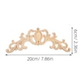 thumbnail image 2 of Masteelf Elegant Khaki Wood Appliques for Furniture with Carved Design and Easy Installation 12x12 Inches, 2 of 8