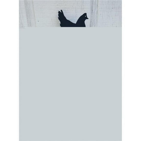 The Lazy Scroll  Hen Roof Mount Weathervane