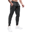thumbnail image 1 of Pantalones deportivos Joggers Fioboc de algodón con cordón para hombre, talla M, 1 of 6