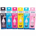 thumbnail image 1 of Kit 6 Botellas Tinta EPSON T673 L800 L805 L810 L850 L1800 Epson T673, 1 of 4