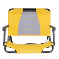 thumbnail image 3 of GCI Outdoor Big Comfort Stadium Chair with Armrests, Yellow, 3 of 8
