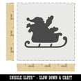thumbnail image 2 of Santa in Sleigh Silhouette Christmas DIY Cookie Wall Craft Stencil - 3.5 Inch, 2 of 5