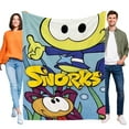 thumbnail image 1 of Los Snorks anti-pilling, suave, ligera, esponjosa y acogedora de lujo para hogar y cocina – Perfecta para niños y adultos,200X150cm, 1 of 6