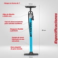 thumbnail image 3 of Bomba aire bicicleta valvula FRAN AME azul azul, 3 of 7