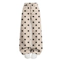thumbnail image 2 of MLCDZ Girls Polka Dot Wide Leg Jeans Denim Elastic Waisted Stretchy Baggy Denim Pants Loose Casual Lightweight Go to School Holiday Trousers with Pockets, 2 of 10
