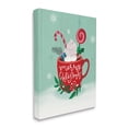 thumbnail image 3 of Merry Christmas Warm Cocoa Holiday Graphic Art Gallery Wrapped Canvas Print Wall Art, 3 of 7