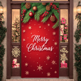 thumbnail image 3 of Festive Design Christmas Banner Elf Winter Decoration Holiday Backdrop Christmas Party Decorative Display for Family Gatherings Seasonal Celebrations Indoor Decor, 3 of 9